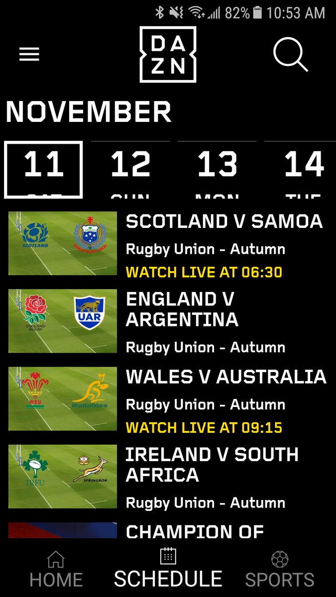 johnpothier's tweet image. Looking forward to watching #autumninternationals on @DAZN_CA  lots of coverage this weekend . #ChangeDaGame @WorldRugby