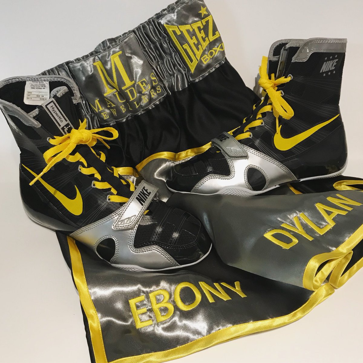 custom nike boxing shoes