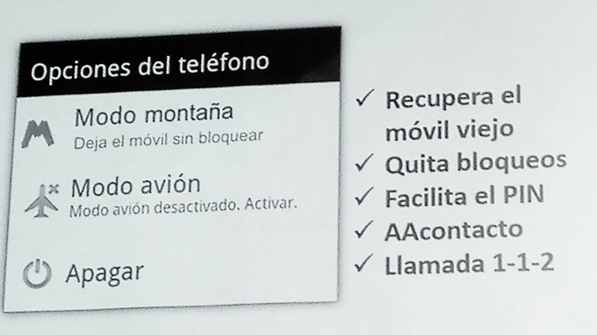blind_explorer's tweet photo. ¡No tires tu viejo movil si tu SIM es compatible!
Llévalo de repuesto en la mochila y en "Modo Montaña": cargado y desbloqueado. Puede salvarte la vida o la de los tuyos.
Gran aportación de @JesusBarrancoR en #vaseguridad2017  @FDMESCYL @fedme_es https://t.co/le98qwRXEa