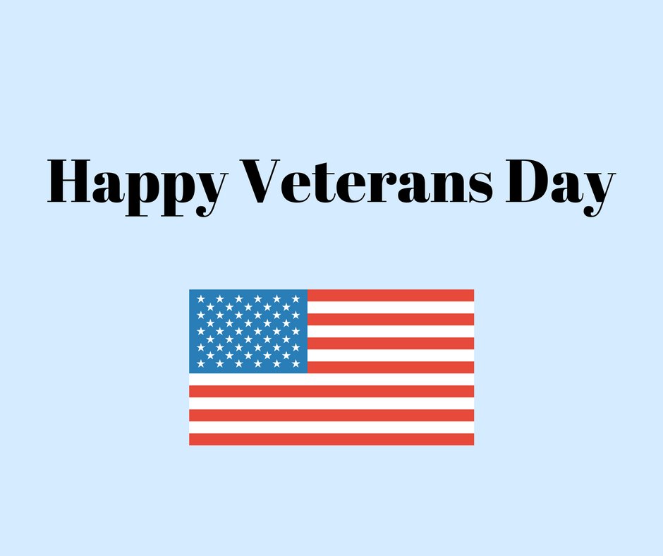 MICICoatings's tweet photo. Happy Veterans Day! Today we honor the men and women who have served and continue to serve our great country. https://t.co/LQARNfymtQ