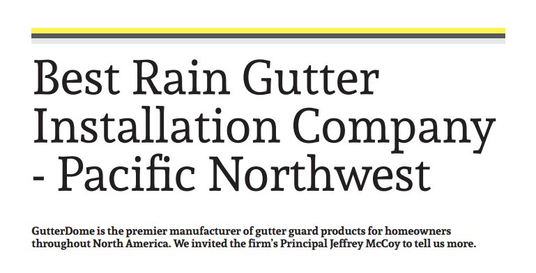 GutterDome's tweet photo. #DYK that GutterDome was nominated as the Best Rain Gutter Installation Company in the Pacific Northwest? Find out what makes GutterDome standout: https://t.co/FALPTMM6aH #AreYouReadyToGetDOMED? https://t.co/oN2uKevXoa