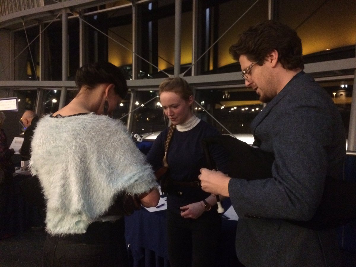 _Folkworks's tweet photo. Learning Northumbrian Pipes! @MagneticNE https://t.co/Ueps47QmEG