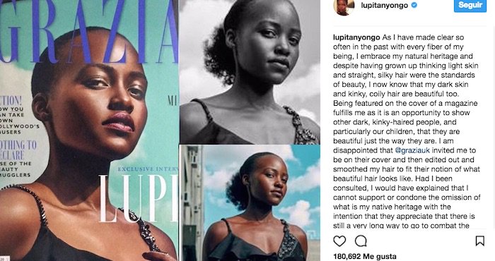 SinEmbargoMX's tweet photo. Revista de moda se disculpa con Lupita Nyong’o por editar su cabello en una foto https://t.co/6Ryw5oUjQT https://t.co/Eh7CCIi6Aj