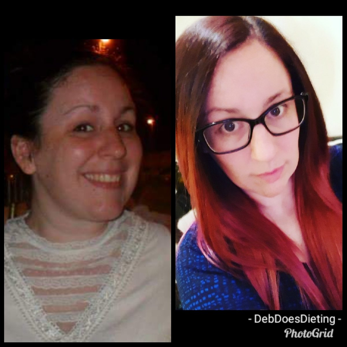 DebScoot's tweet photo. Nothing like a wee cheeky #beforeandafter to keep you motivated! 2st down 2st to go! #fff #fatfacefriday #cambridgeweightplan #cwp #workinprogress https://t.co/lROYoYyFzQ