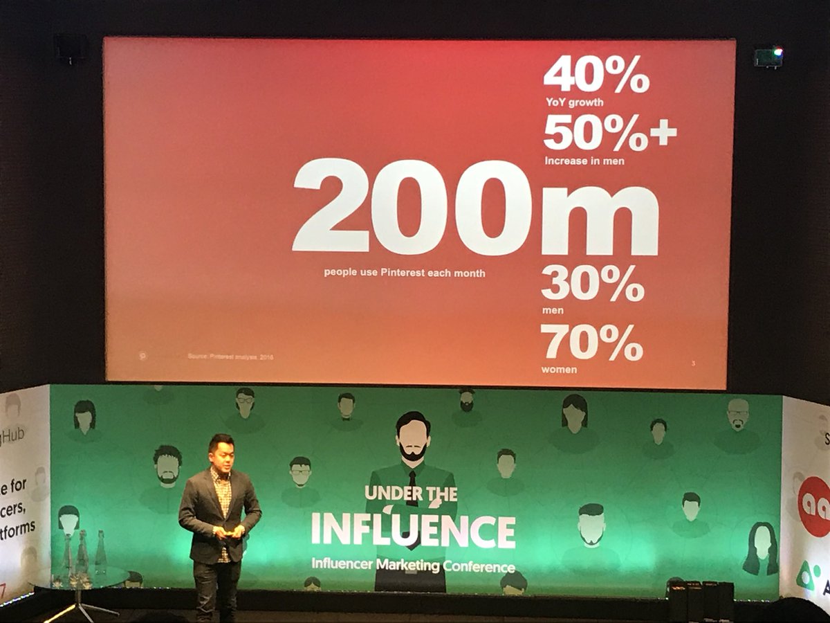 JamesWaddy11's tweet photo. A standout talk from #IMHUB17 was from Aaron Ru at #Pinterest &amp; how they are connecting discovery to action for their users 🙌 #HighIntent https://t.co/I7WV76YJgN