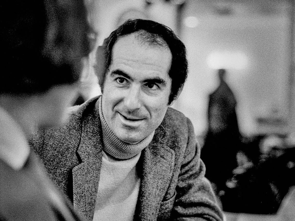 NewYorker's tweet photo. How the writer Philip Roth came to embrace the contradictions of a national identity: https://t.co/XjPcBblLs1 https://t.co/KobvsNdzhL