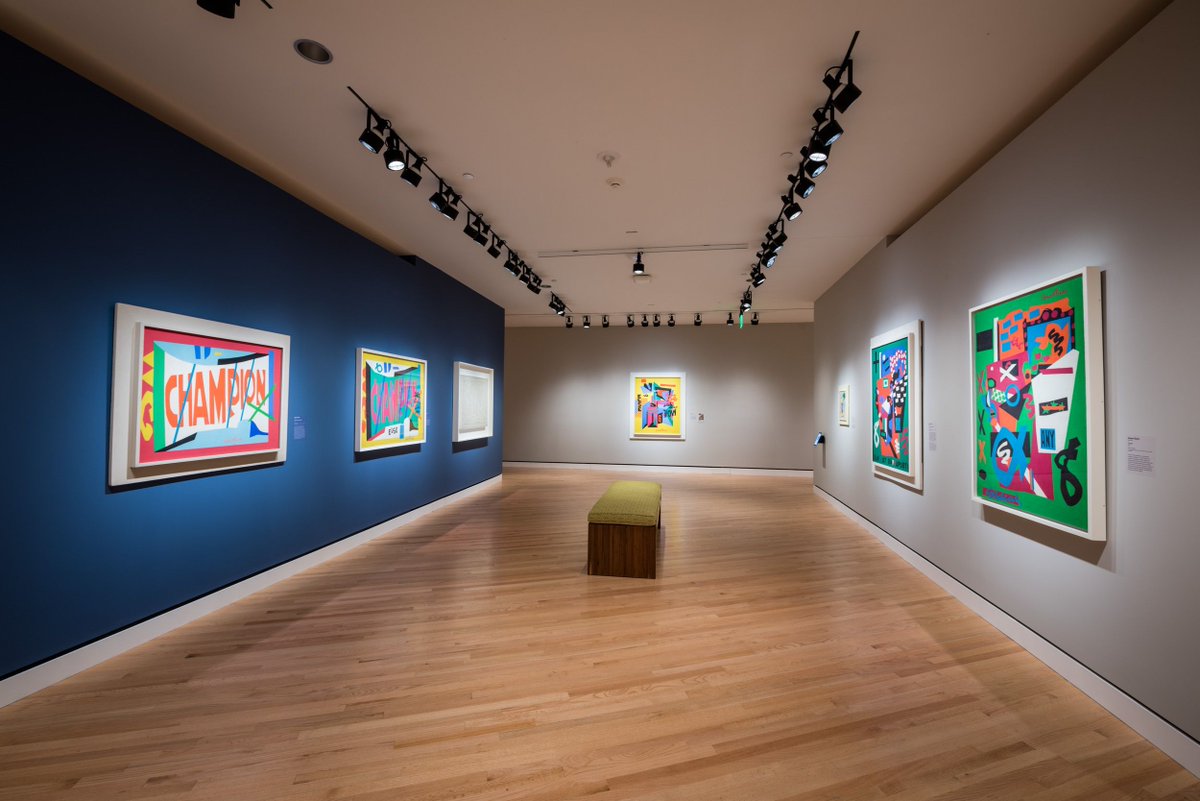 crystalbridges's tweet photo. Merging the aesthetics of advertising with the rhythms of jazz and American-inspired subject matter, Stuart Davis’s style is sometimes referred to as the pre-cursor to #Popart. See #CBStuartDavis through Jan 1: https://t.co/rWZerrit1P https://t.co/HIV9UUfIW9