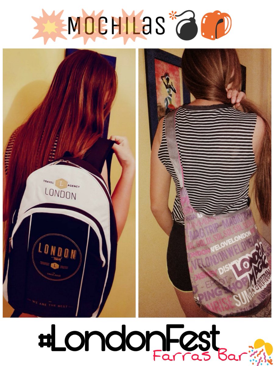 Londonfest1's tweet photo. Daleee.. Que pueden ser tuyas😉🎒... https://t.co/JubFlNrcan
