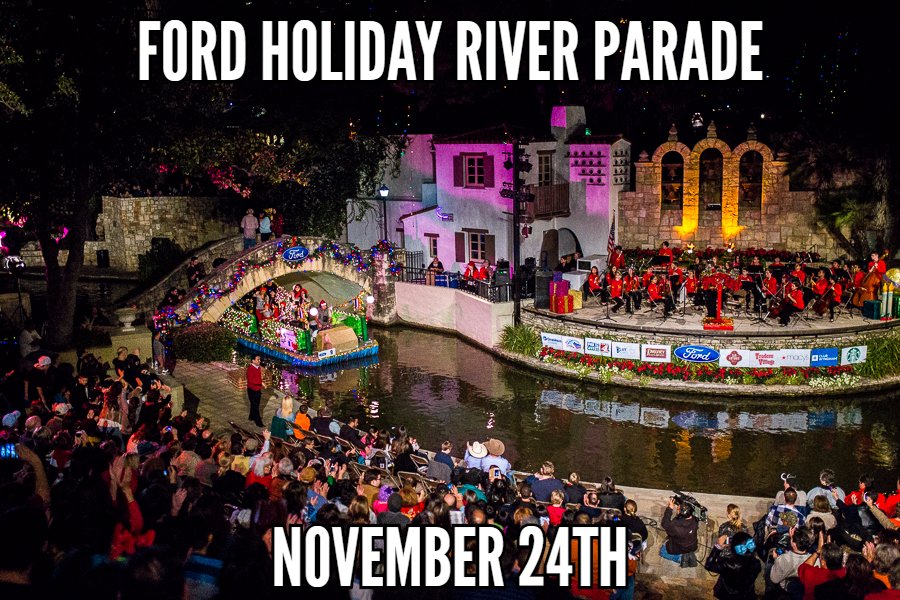 EverlastElope's tweet photo. Don't miss out on the River Walk Float Parade and Christmas Lighting! The perfect start to the Christmas season!

https://t.co/8FmzJwqZiJ https://t.co/g9C0F5vMTs