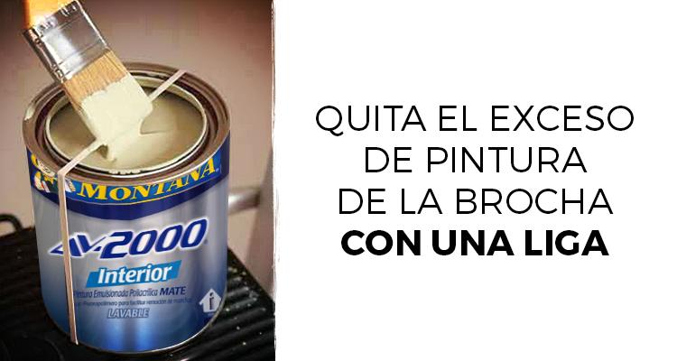 PinturasMontana's tweet photo. Para evitar ensuciar la lata al escurrir la brocha, coloca en ella una liga para limpiar el exceso de pintura. #MontanaTips https://t.co/DuAuWDaKKs