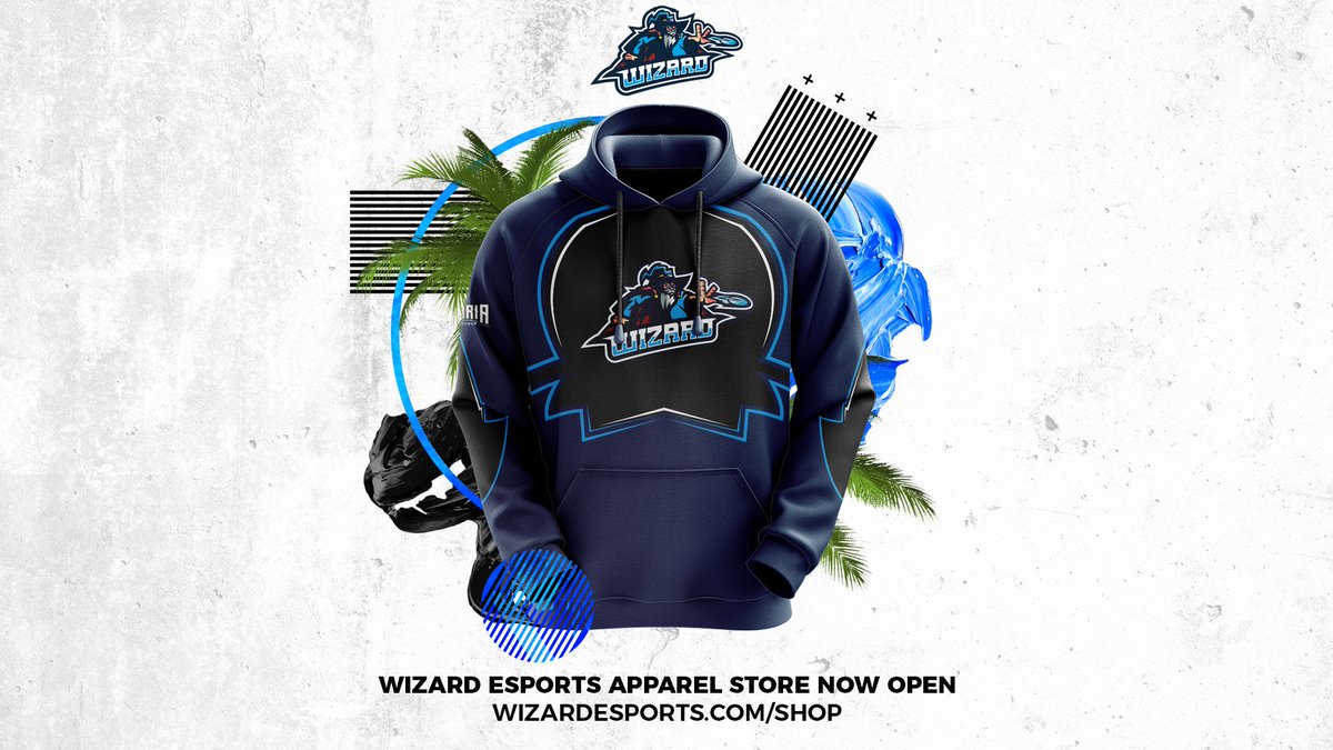 WizardEsportsGG's tweet photo. Wizard Esports apparel is live! Use code "Wizard" for 5% off. https://t.co/CxNCUzD5ZB #WZRD https://t.co/RdZRWv3u0I