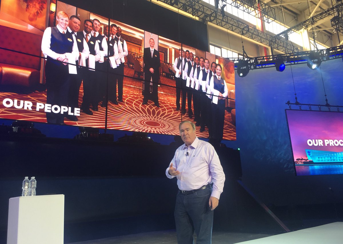 JamesVanFleet's tweet photo. When your #Chairman #RichardFain says the reason our company is a success, is because of our people? That’s the company you want to invest your life and career in! Love @RoyalCaribbean more than words can express! #NewYork #SeaBeyond https://t.co/Fkg3kdJki5
