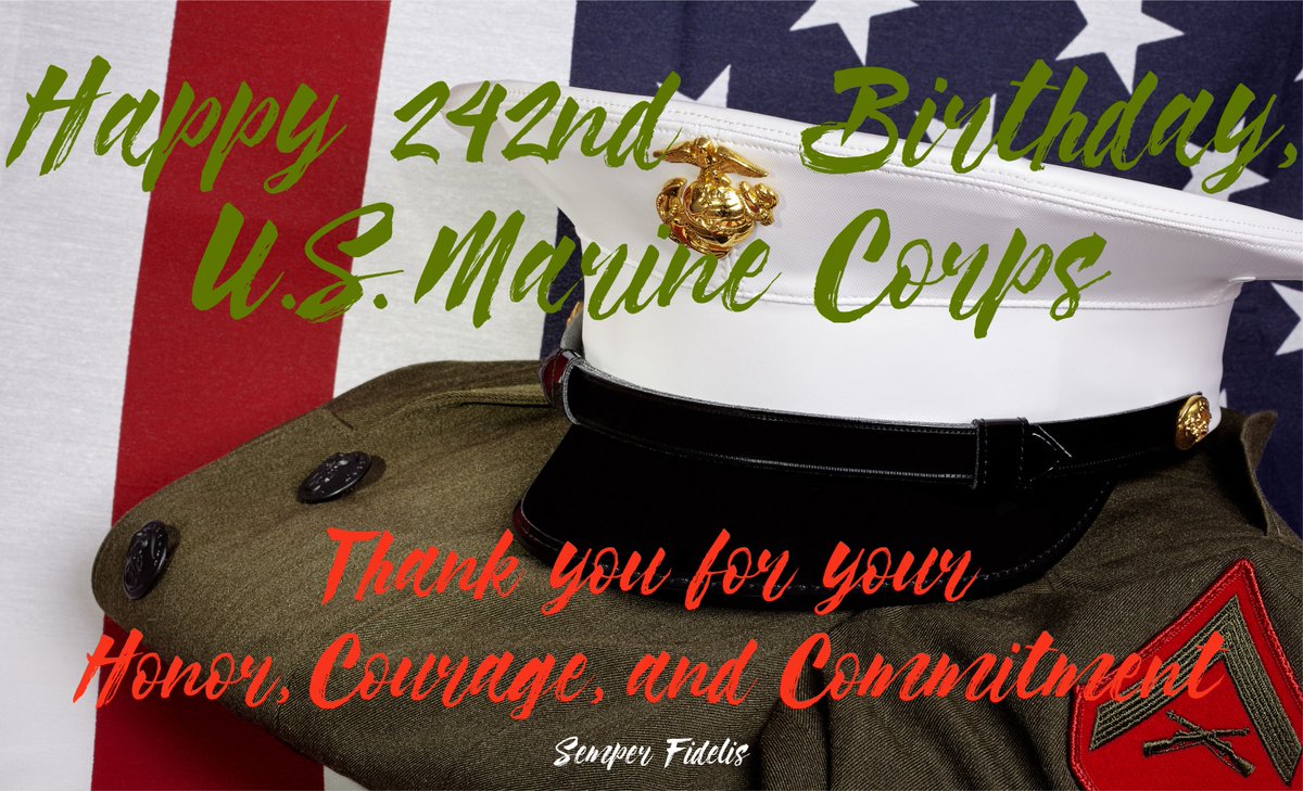 Ktac07's tweet photo. Happy Birthday, U.S. Marine Corps! #ktac #ThankAVeteran  #MarineCorpsBirthday @USMC https://t.co/afeaug2Zvz
