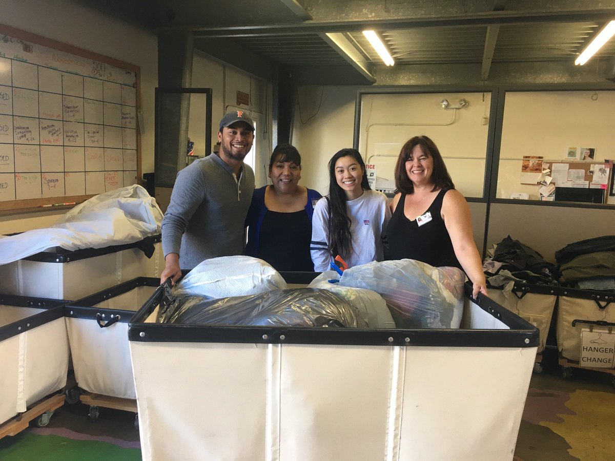 Dropped off our semester's donations at the <a href="/WorkingWardrobe/">Working Wardrobes</a> Headquarters earlier this week!