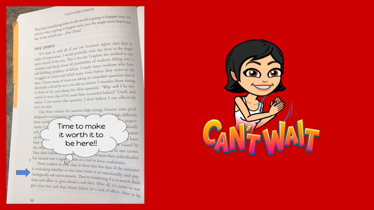 Learning to Teach like a Pirate! Kids need to know your class is worth THEIR time. @k5coachleslie <a href="/burgessdave/">Dave Burgess</a> <a href="/TaraMartinEDU/">Tara M Martin</a>