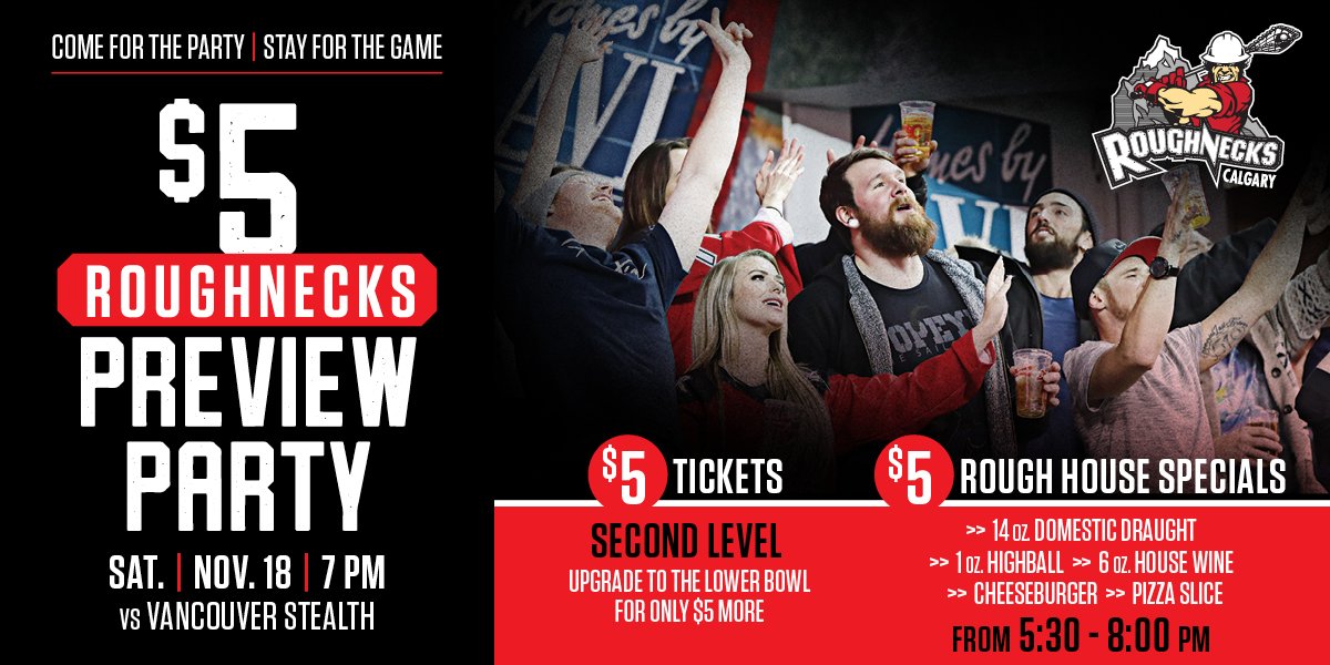 NLLRoughnecks's tweet image. We've go four 4-packs to our #PreviewParty up for grabs!

🚨 RT &amp;amp; you could win! 🚨