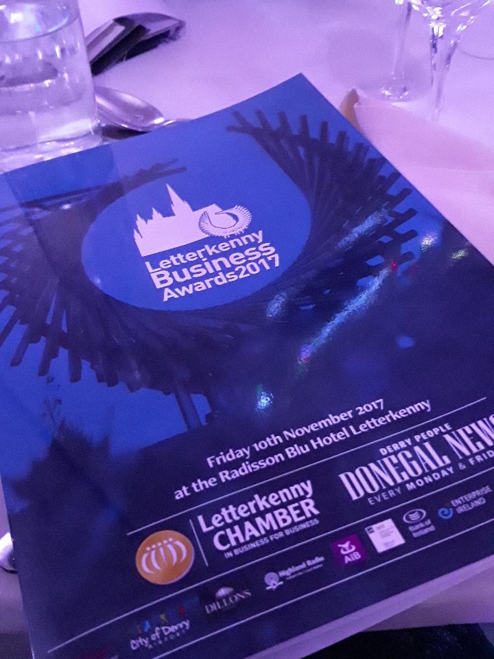 SineadBDillon's tweet photo. Looking forward to a great night in Letterkenny @Business Awards -Donegal "coolest place on the planet"  #lkba17 @Donegal_News @lkchamber https://t.co/5DhPOBGIo1