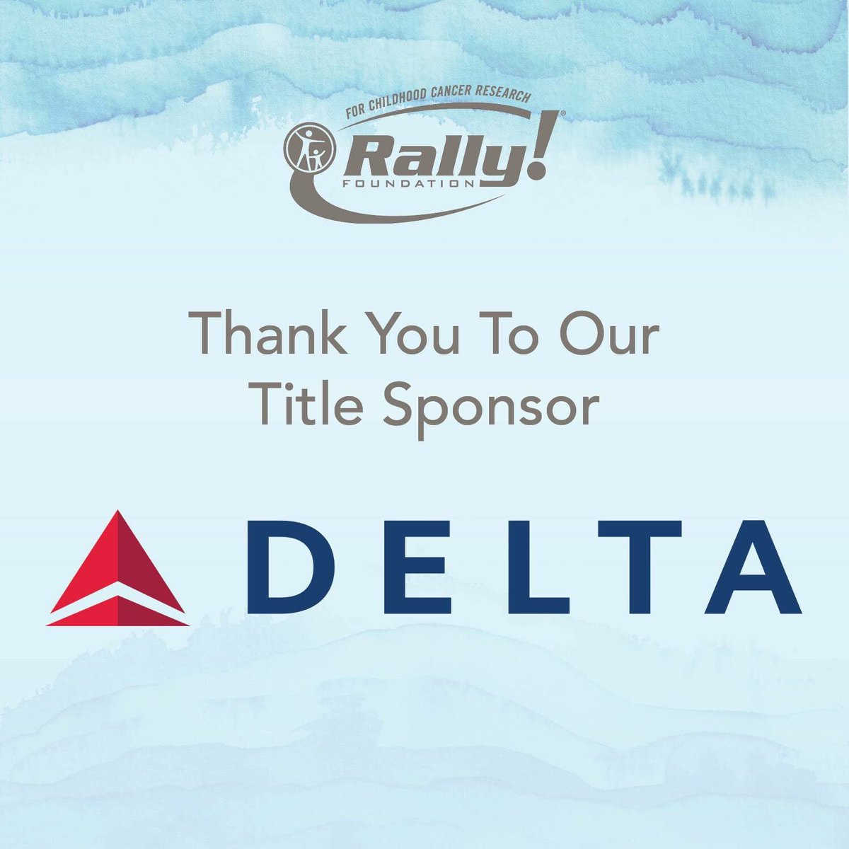 RallyFoundation's tweet photo. It's here - a fun weekend raising money for childhood cancer research at the #DeltaDoublePlay! Thanks, @Delta, for being our title sponsor! https://t.co/0zrDqcdOTo