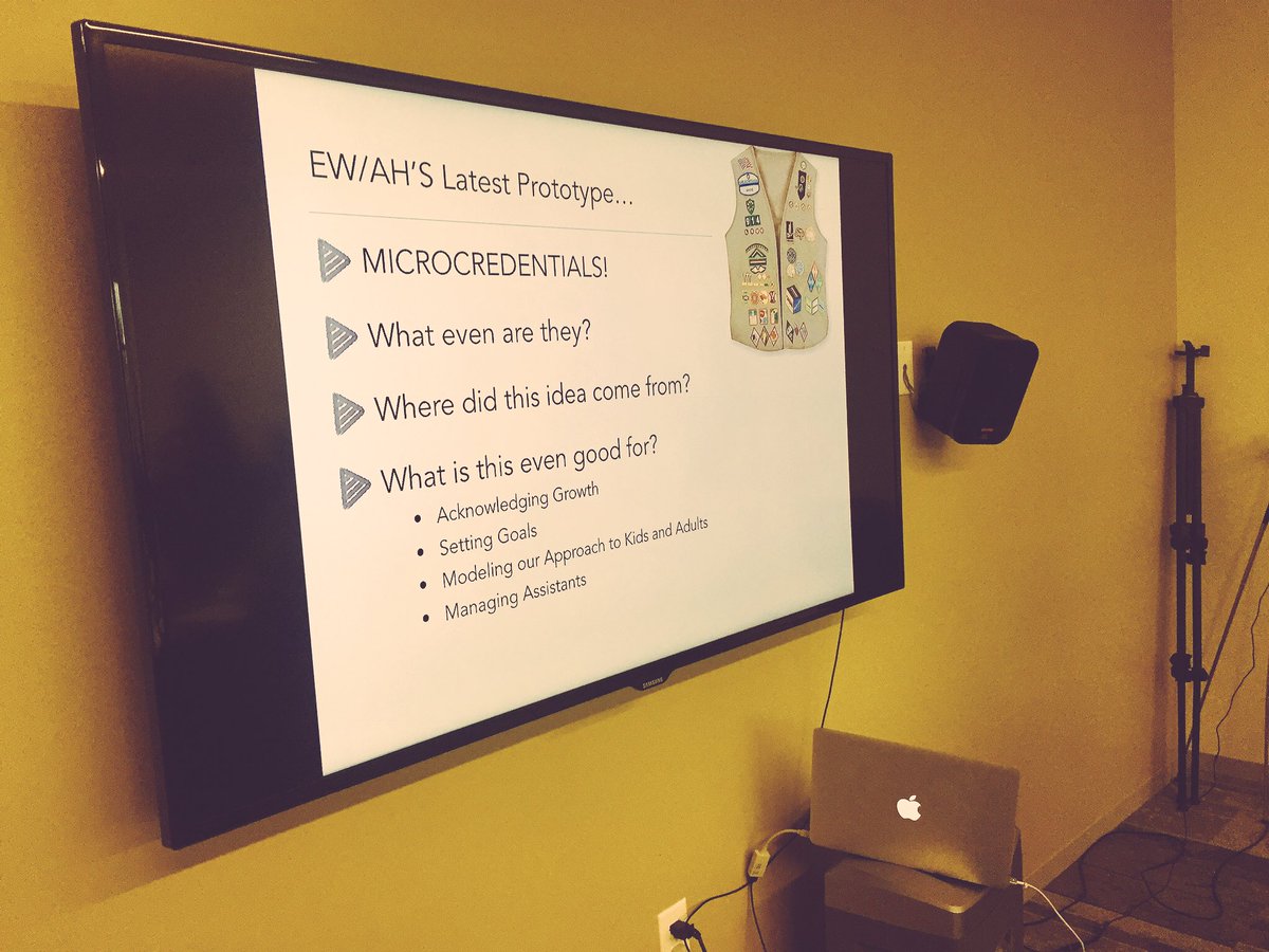AskAndreaHite's tweet image. @wemmawonders &amp;amp; I are SO EXCITED to introduce #microcredentials! Amazing way to externalize the learning of our team!! #LabExtendedDay #LabEDTraining17 #LabLearns