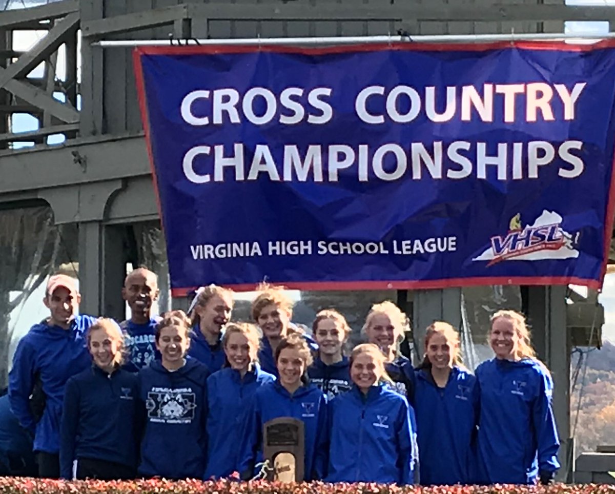 Congratulations to the Girl’s Cross Country Team on their State Championship in today’s meet.