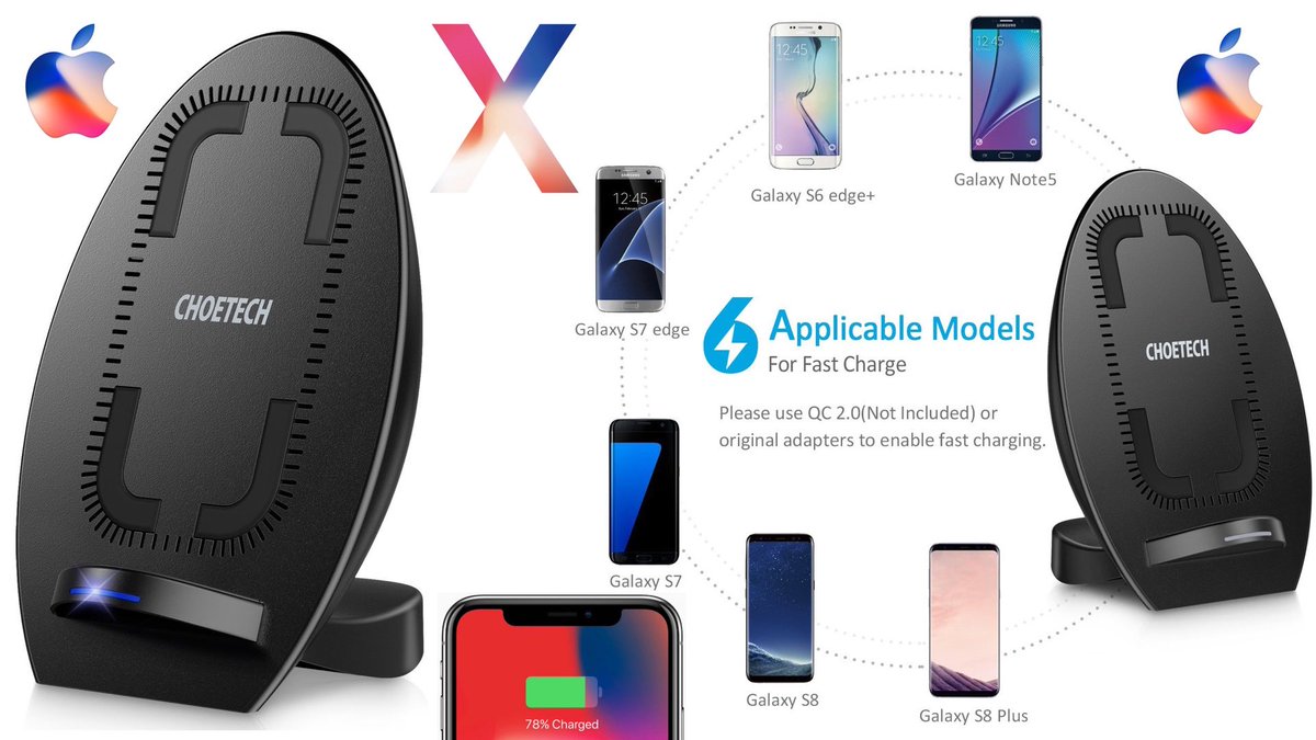 ReviewTheBest's tweet image. NEW VIDEO!!

iPhone X - Best Fast Wireless Charger For iPhone X From CHOETECH!
youtu.be/LN0lTv8vA1I

Retweet! ✔️🙏

#AppleNews #iPhoneX #Choetech