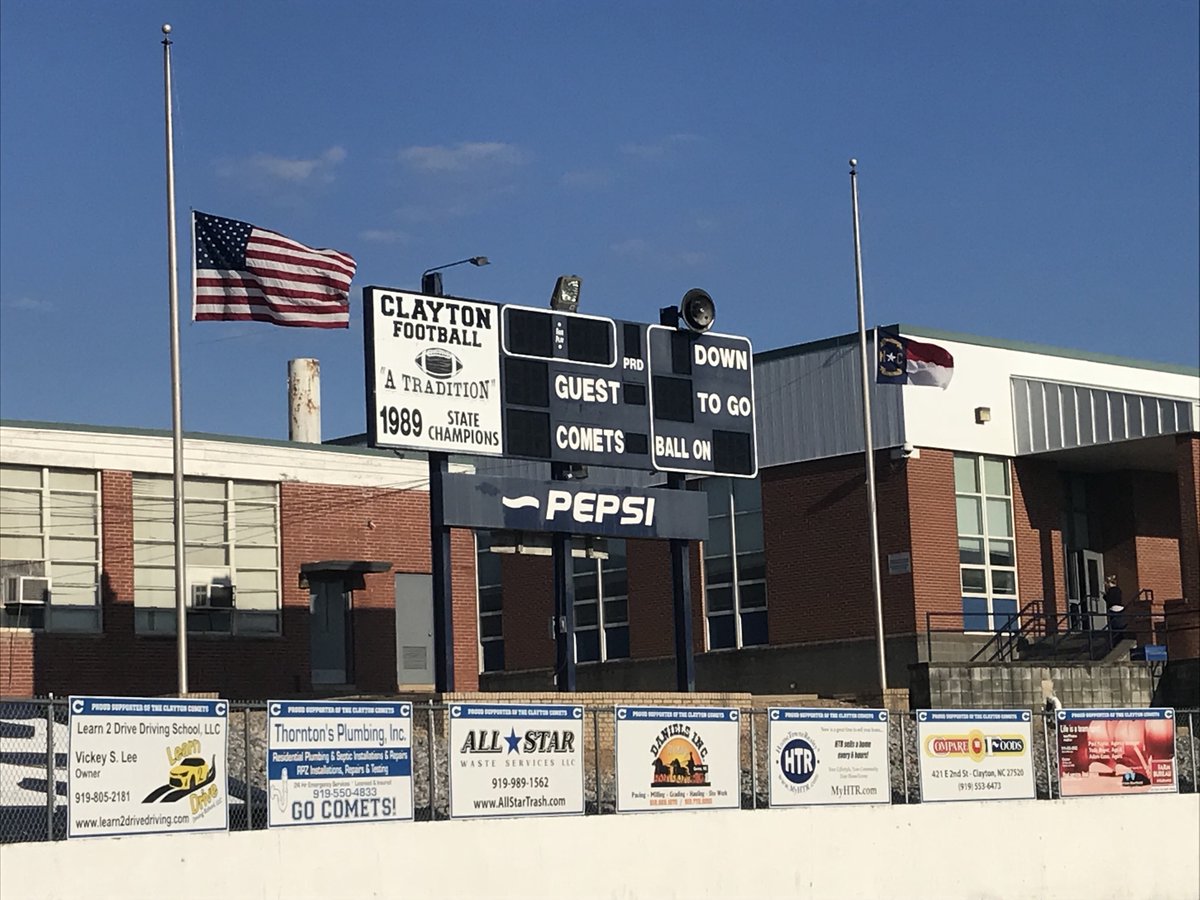 ClaytonBoosters's tweet photo. We are getting ready! 🏈 Gates open at 6pm #believethehype https://t.co/5Ugw7JpjKE