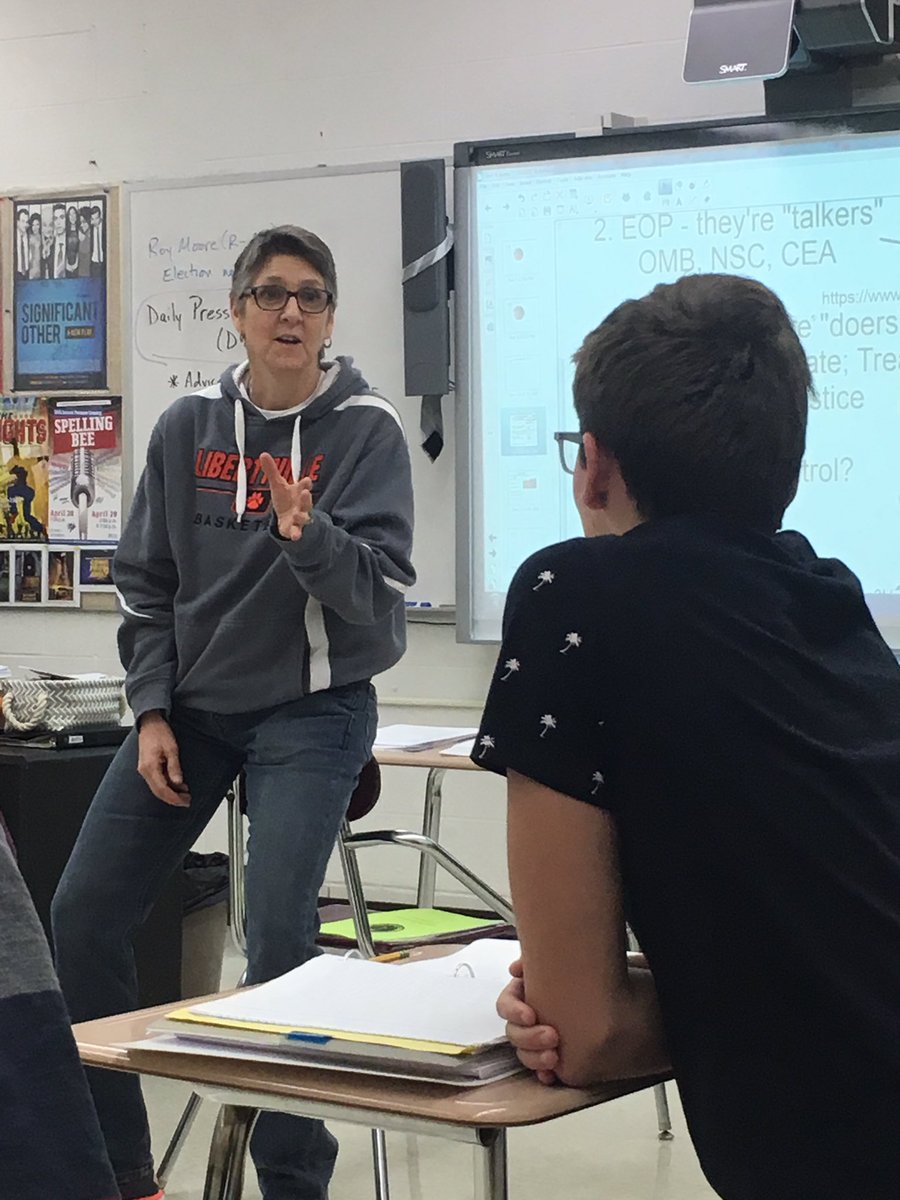 Ms. Holtsford is a DYNAMO in the classroom! Amazing rapport with students and hyper-smart. #APGov #Observeme