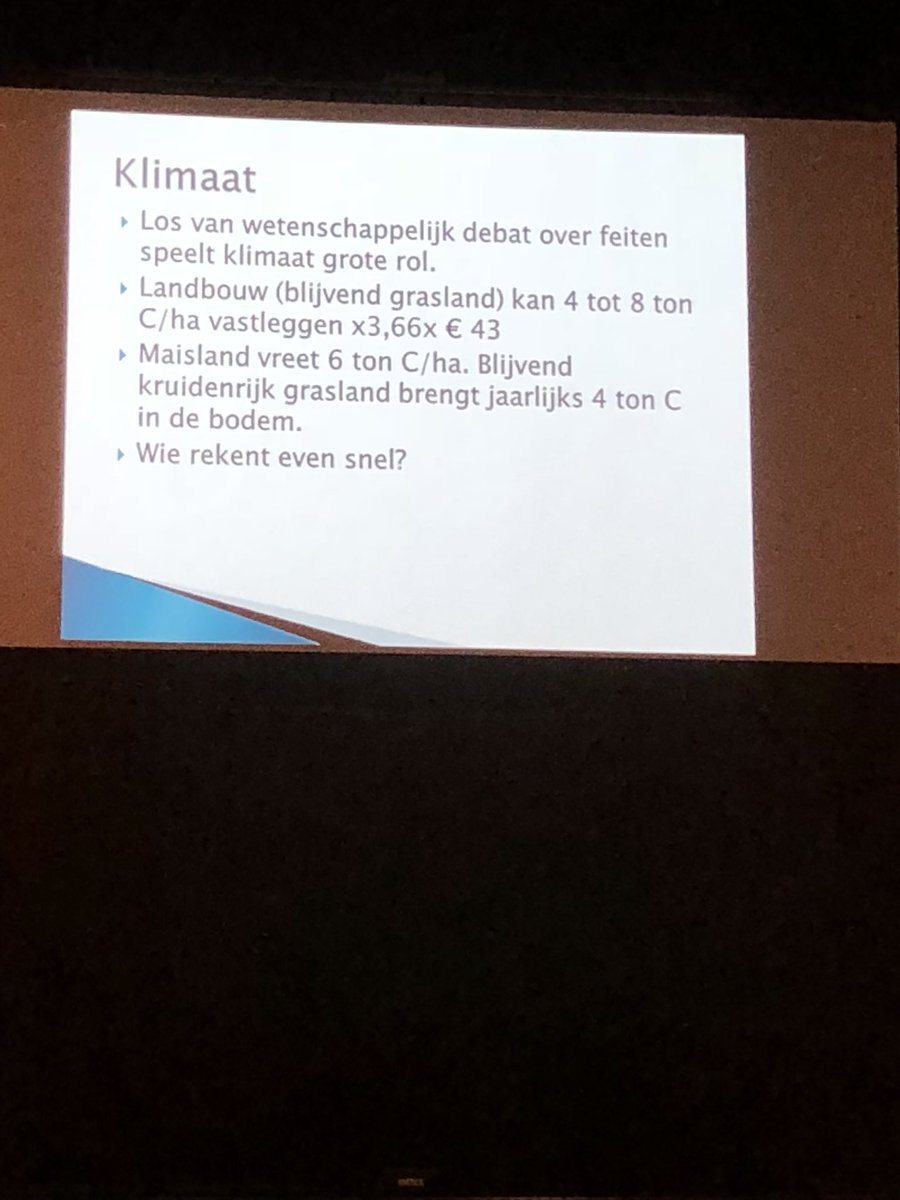<a href="/JanCeesVogelaar/">Jan Cees Vogelaar.</a> houdt boeiend betoog: grasland basis voor veehouderij en is oplossing klimaatprobleem. Mais = probleem