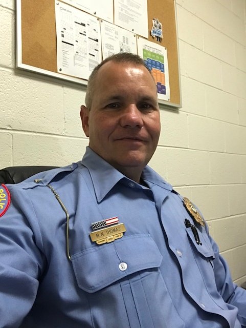 Millbrook High School's SRO Michael Thomas.  Thank you for your service! #wcpsshonorsvets <a href="/WCPSSTeam/">Team WCPSS</a> <a href="/millbrookmagnet/">Millbrook Magnet HS</a>