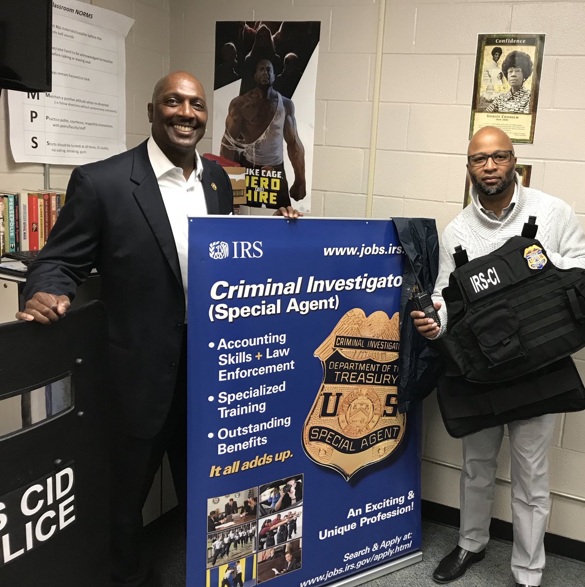 crossroads high school on twitter irs criminal investigator discusses tax evasion during his session at crossroads 6th annual career day institute