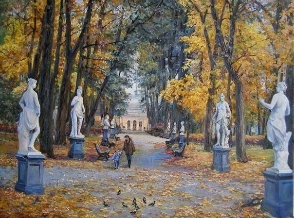holstomer2005's tweet photo. Петербургская осень в живописи. https://t.co/44Yg6bfRac