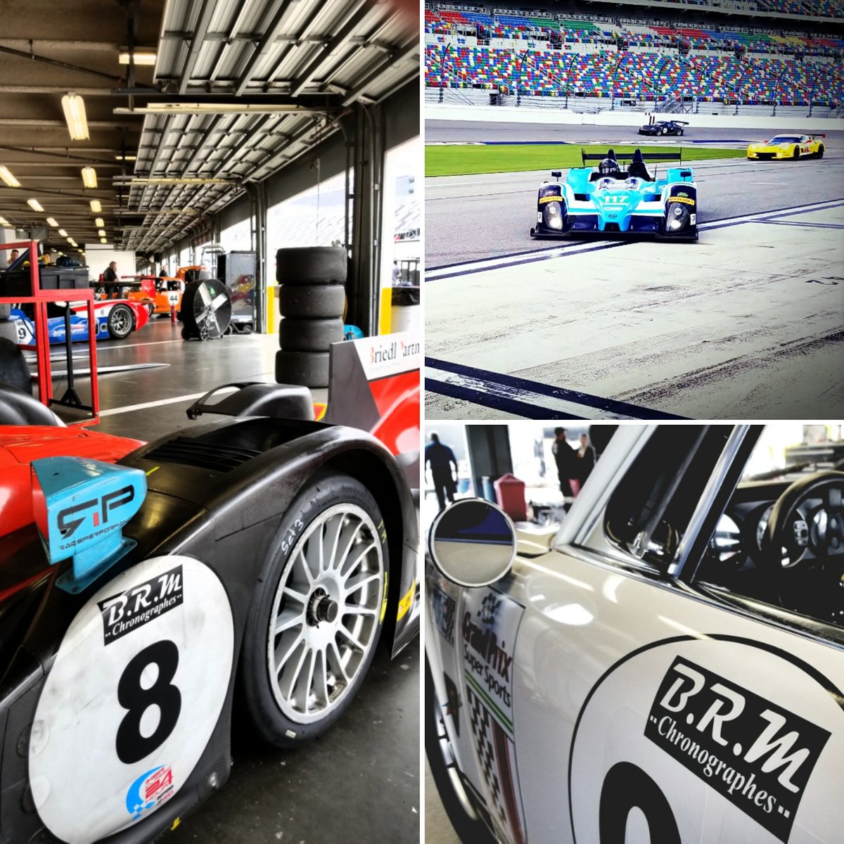 BRMamericas's tweet photo. More #FastFriday action from the @HSRClassic24 in #Daytona 🏁 #HSRlife #BRM #OfficialTimepiece 🚘 https://t.co/JF0mG9d718