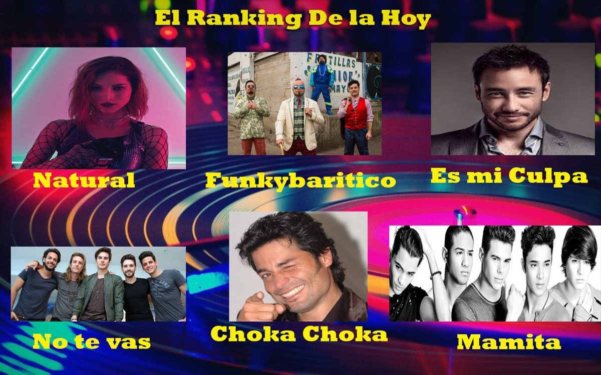 radiohoycl's tweet photo. Para votar en el Pre Ranking de la Hoy  deben hacerlo acá https://t.co/hYme5ozV0l https://t.co/PSRXAtuJZa