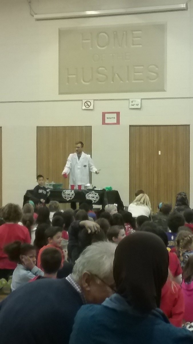 Science fun at our PBIS assembly!! #hlshero4life #ccsd93 #PBIS