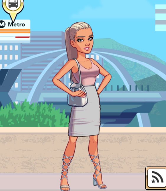 KKSlayQueens's tweet photo. My girl Sabrina sent me this dress! Thank you baby girl 😍💗😘 #KimKardashianHollywood #KKH https://t.co/gY0DPgh7sp