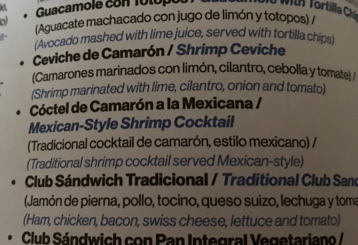 tracymgaudet's tweet photo. Thanks for the explanation on the Mexican shrimp cocktail #clarity https://t.co/RErrWibTeC