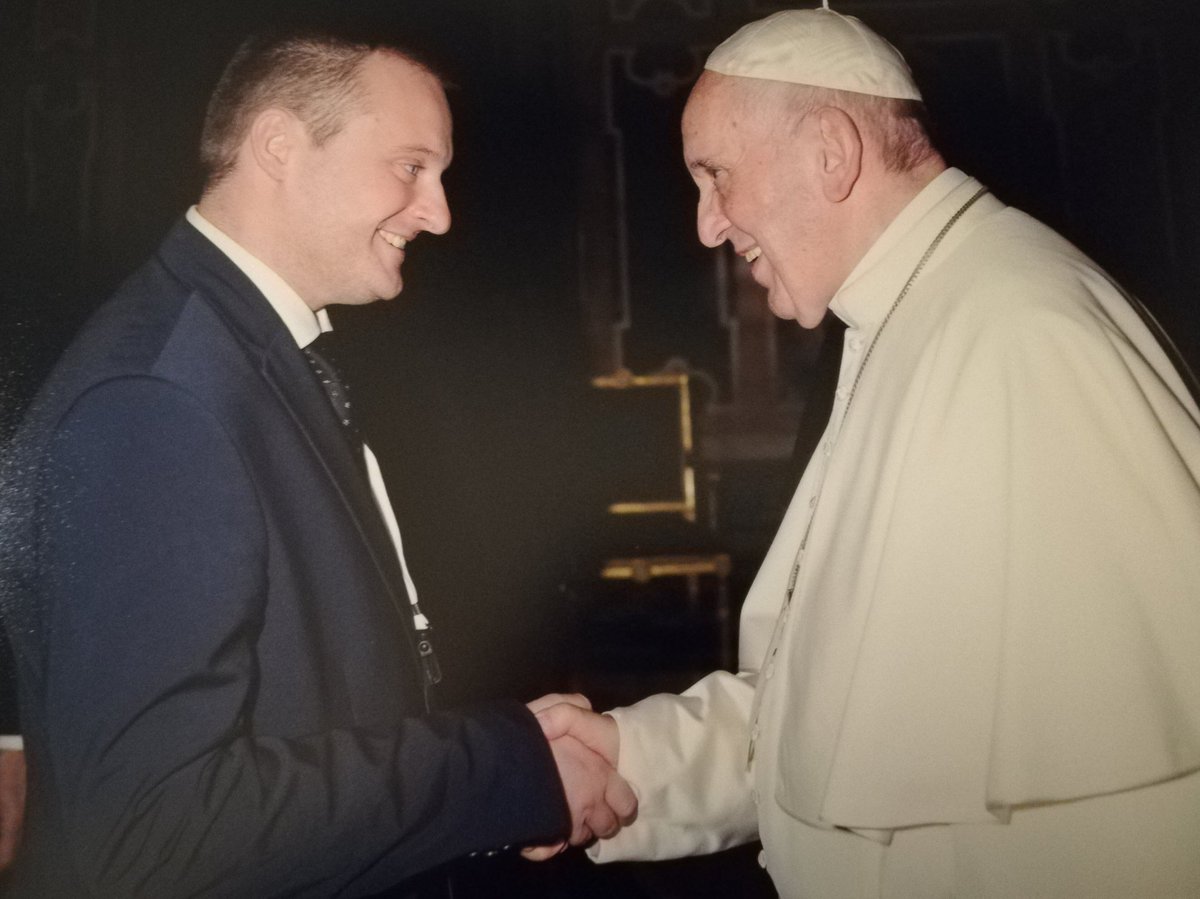 marek_misak's tweet photo. Pope Francis' encouraging words today at the #Vatican conference on "Prospects for a #worldfreeofnuclearweapons and for #integraldisarmament" @ComeceEu participated alongside 350 experts from all over the world https://t.co/oLgYM7QF9a