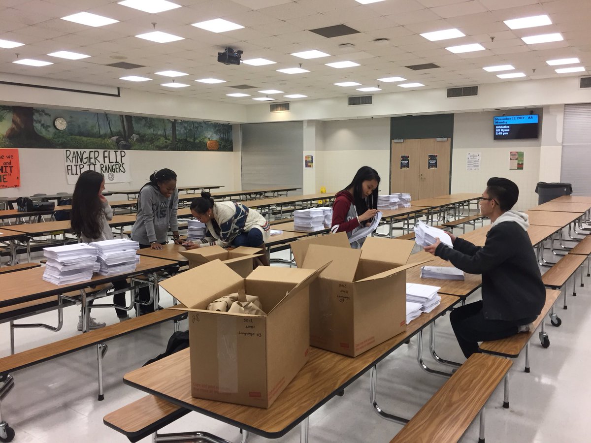 LynetteVarrassi's tweet photo. Some hardworking @NFHS_Rangers @nfhsnhs members sorting materials for the first @gisdnews NMSI session of the 2017-2018 year. #WeAreNaaman #NMSIwin @herbertoneiljr https://t.co/H9kO348YBm