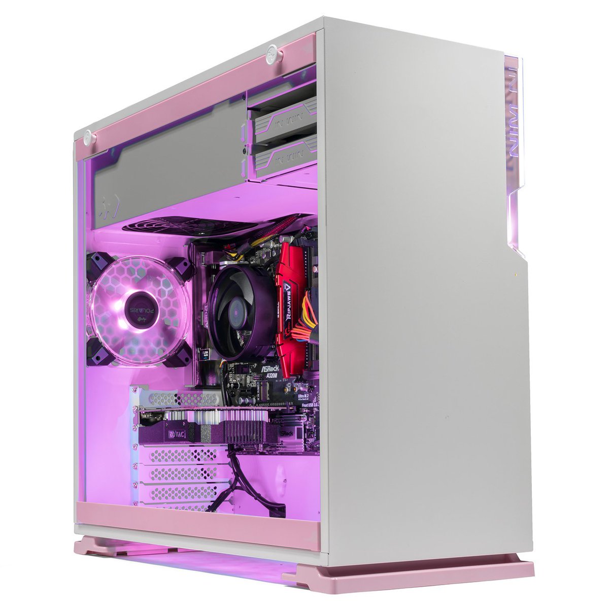 Ever seen a pink 101? @SkytechGamingPC is selling systems featuring this case between $699.99- $999.99 on @Amazon! amazon.com/Limited-SkyTec…