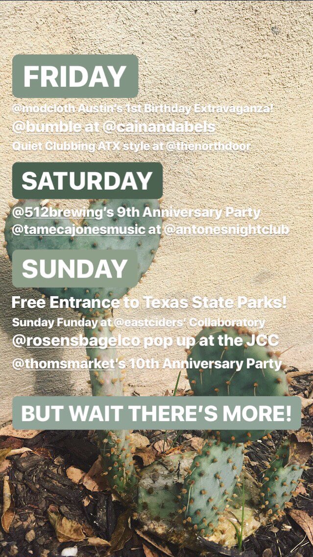 ouratx's tweet image. This #weekendinaustin PT 1