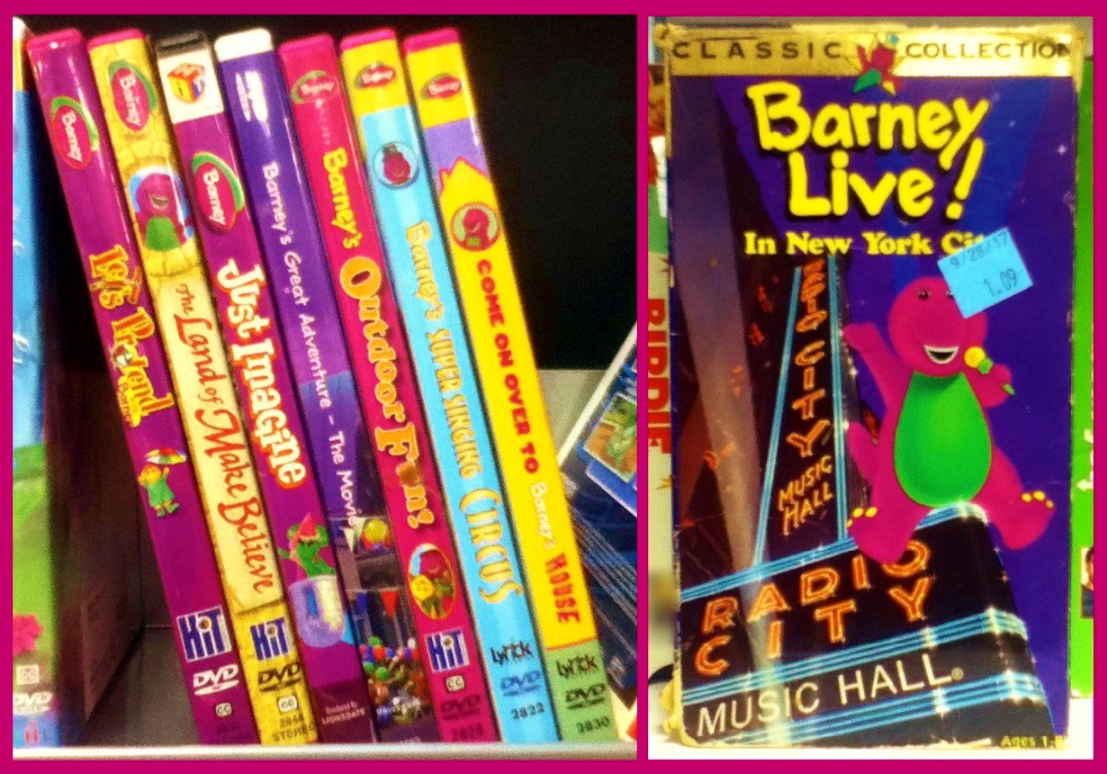 Matthew Devincentis On Twitter I Found 2 Barney Videos From My Last Minute Christmas Shopping At Goodwill Https T Co R9t8uk4wjg Twitter