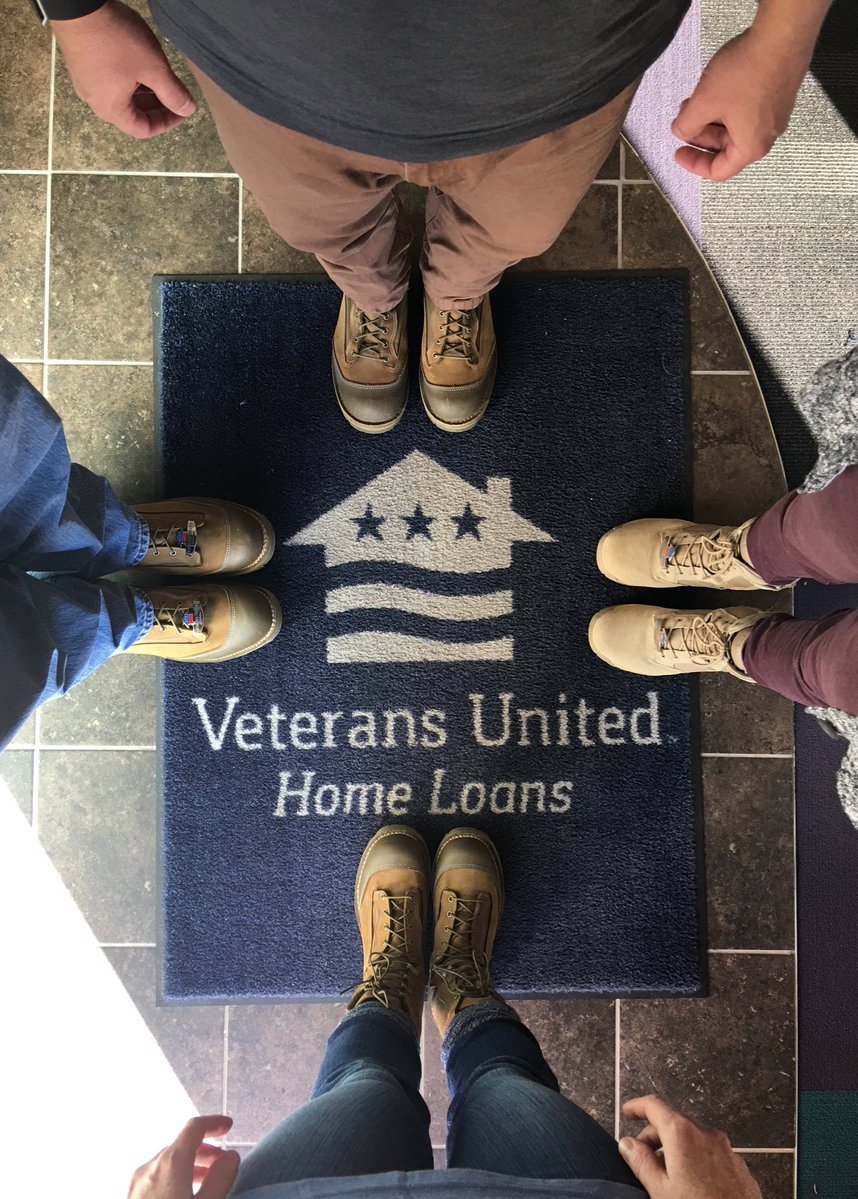 veteransunited's tweet photo. Our employees wore their boots from @BootCampaign this week to show support for our nation's #Veterans. Together we help provide life-improving programs for Military families. Happy #VeteransWeek!

#LaceUpAmerica #VUFoundation https://t.co/VE4lfv6vUt