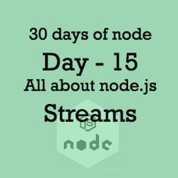nodejsera's tweet photo. #30daysofnode tutorial series
Day - 15 : All about #nodejs #streams
#LIVENOW
Link : https://t.co/c9h1jfoHGk
#nodejs #30daysofnode #nodejsera #tutorialseries #node #nodejsenthusisasts #learnnode #day15 #streamsinnodejs #allaboutstreams @nodejs @nodejsera https://t.co/ccPnSDwiCy