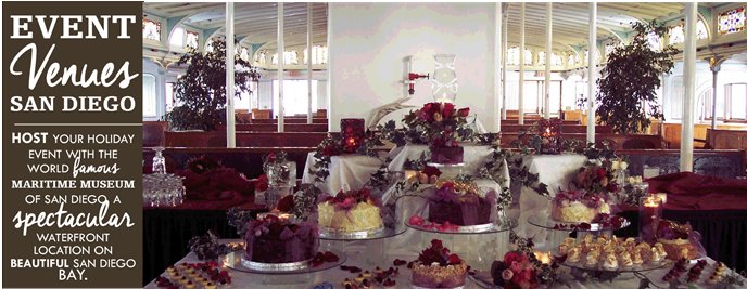 EventVenuesSD's tweet image. Limited Time Offer: Mention this ad and receive an extra hour and automatic beverage package upgrade on any Holiday Party. Promo Code 1110-17H #HolidaysAreComing #holidaypartyvenue #sandiego #maritime #Berkeleyferry #maritimemuseumofsd #sandiegobay #holidayparty #FridayFeeling