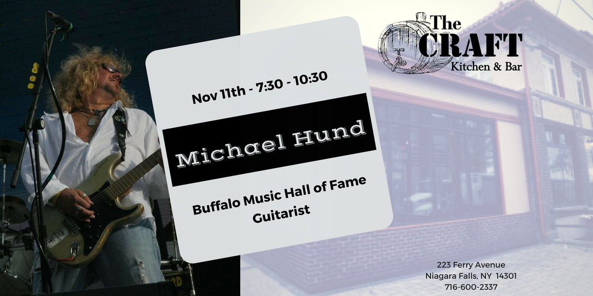 Michael Hund is back at The Craft on Saturday, Nov 11th!  If you missed it last week - here's your second chance!