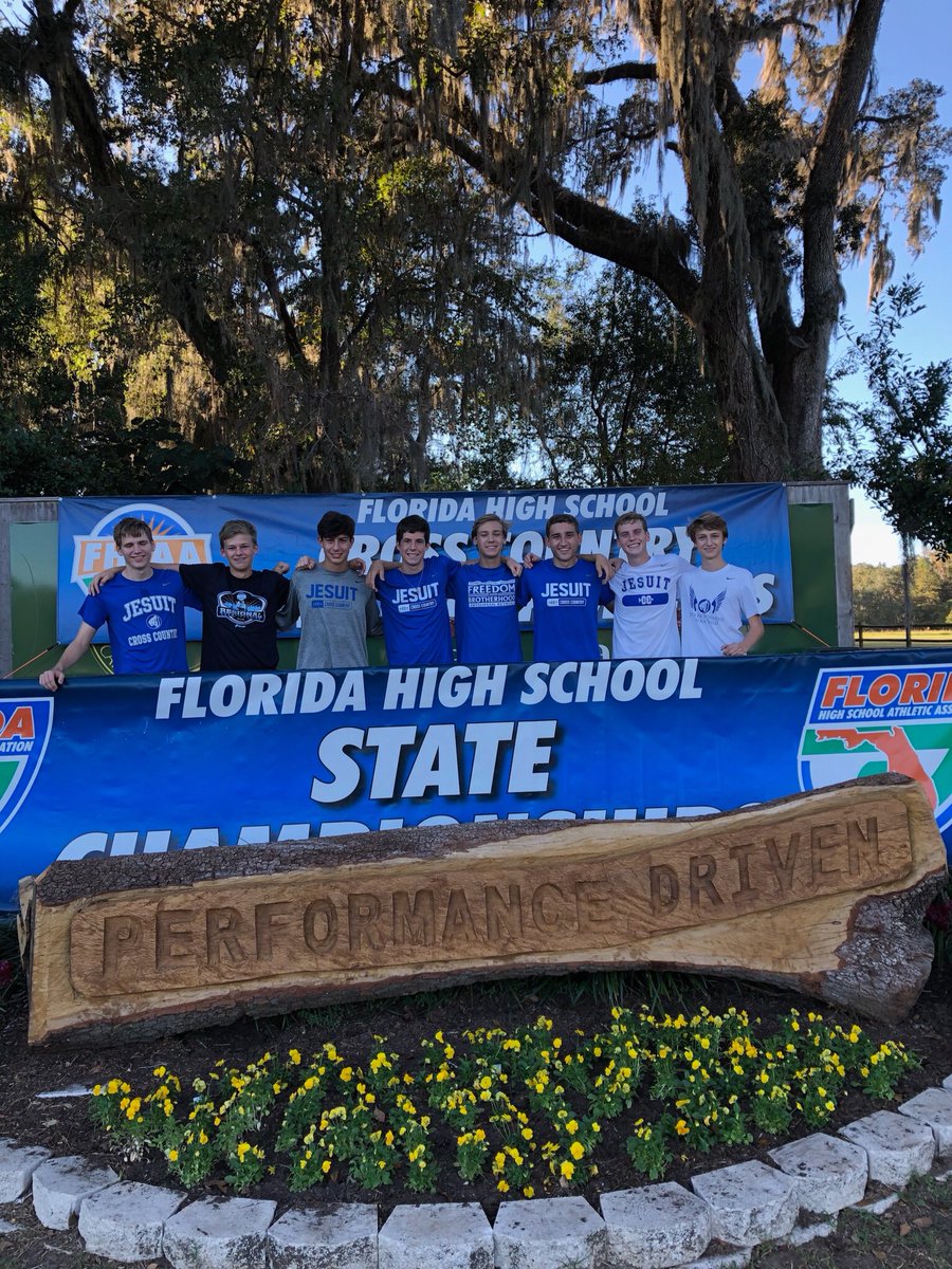Jesuit Cross Country is ready for State competition Sat morning. Class 3A Boys race 10:00 a.m.