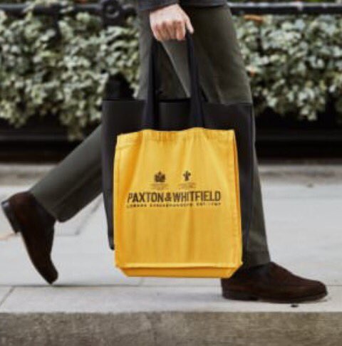 Paxton & Whitfield Eco Yellow Cotton Tote Bag