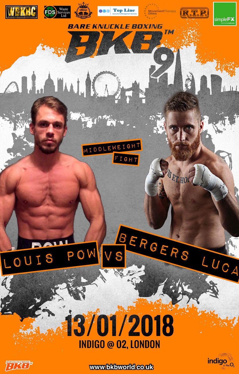 bkb_official1's tweet photo. First fight and welcome Louis Pow to his pro debut who takes on Italian warrior Bergers Luca this will be a great fight #bkb8 https://t.co/yTvke9mTTG