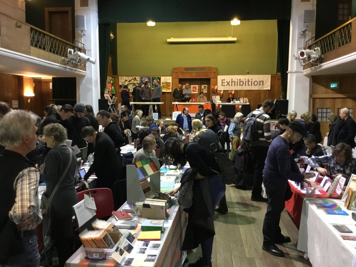 Great day <a href="/SmallPublishers/">Small Publishers Fair</a> with fantastic purchases for <a href="/WSALibrary/">WSA Library</a>. Good to catch up with @SarahBodman @nancycampbelle @angelacbutler <a href="/JohnDilnot/">John Dilnot</a> <a href="/GordianProjects/">Gordian Projects</a> <a href="/GuyBigland/">Guy Bigland</a> <a href="/HazardPressUK/">HP</a> @JaneC_W <a href="/redfoxpress/">Francis Van Maele</a> @TraceyBushUK <a href="/Bookartbookshop/">Tanya Peixoto</a> <a href="/AnticHam/">Antic-Ham</a>