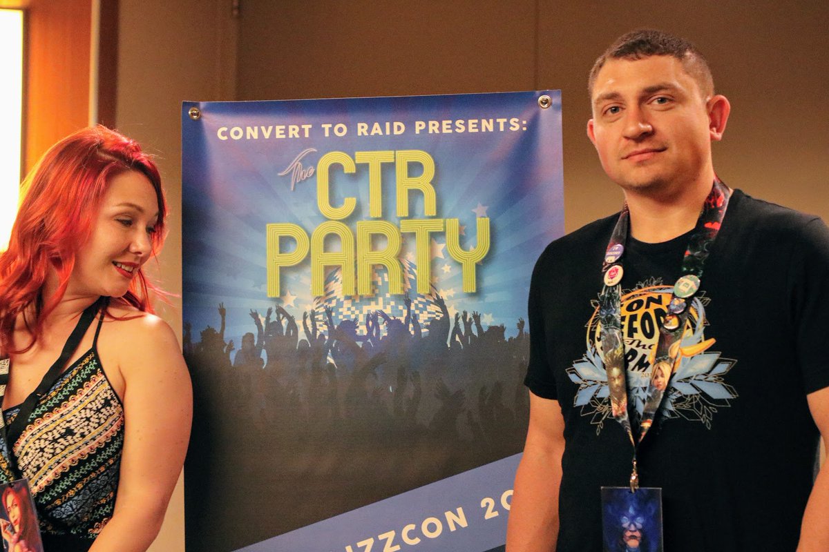 battlepanda_au's tweet photo. I can hear @Ceraphus thoughts now.. "He makes me do this every year" 
@Itsxia just seems happy to let her hair down after an amazing @ConBeforeStorm 

Its an absolute pleasure to have you both attend, a place to relax and have a drink after a job well done. @TheCTRParty https://t.co/zpvqaIRHiB